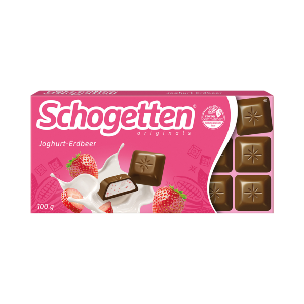 Schogetten Joghurt ­Erdbeer, 100g
